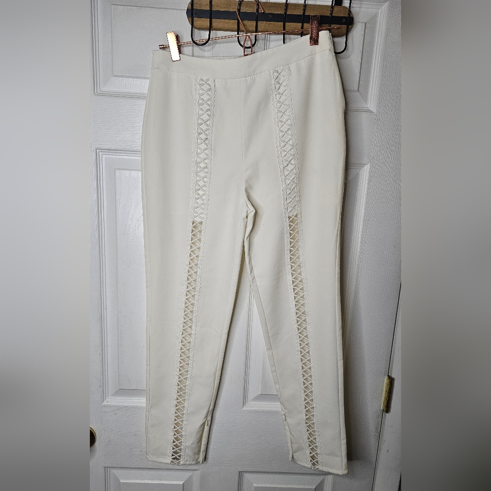 Brazil Fashion Sublini Pants with zipper ankle inseam size M